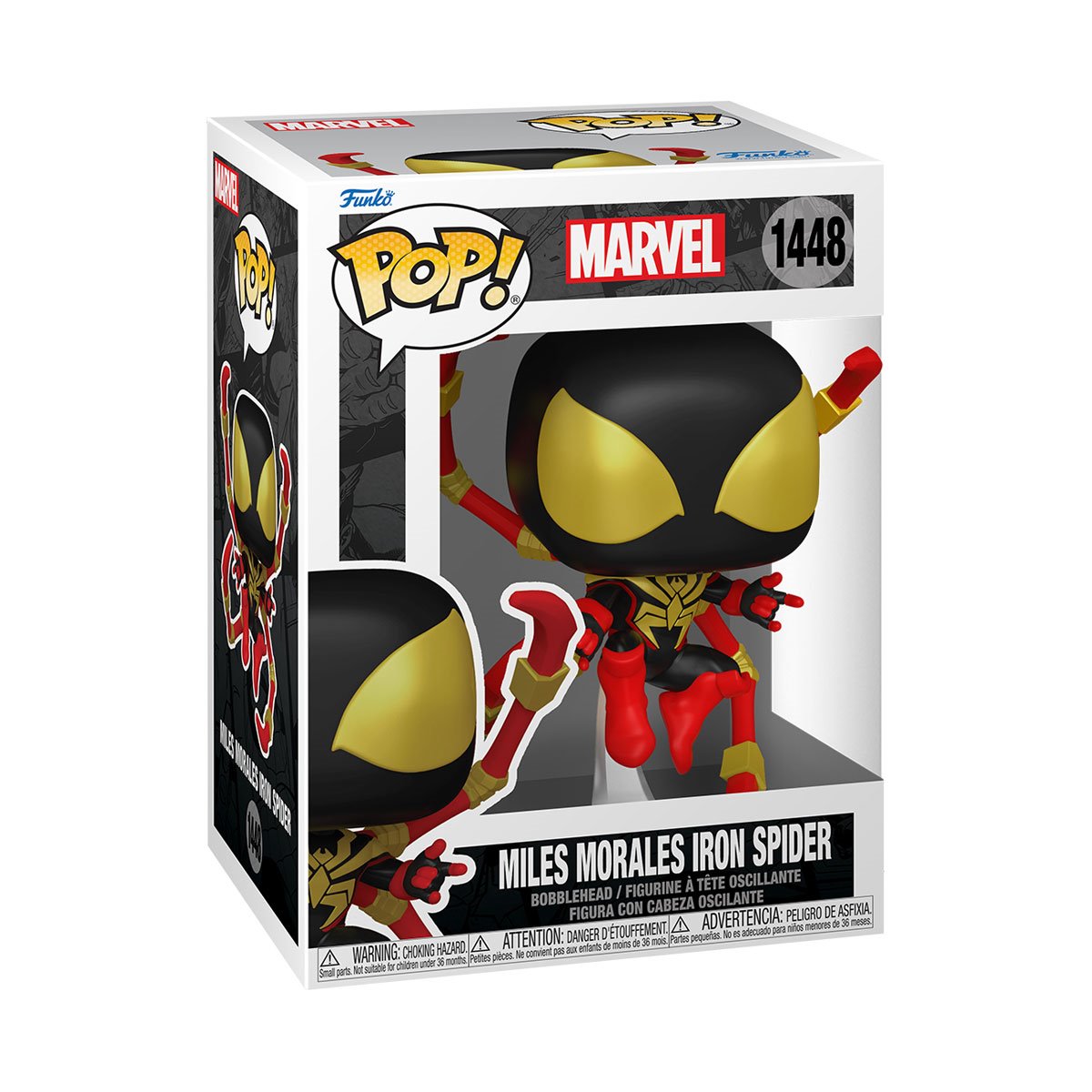 This Spider-Man Funko Pop! Vinyl Figure Case of 6 includes 6x individually packaged Pop! Vinyl Figures