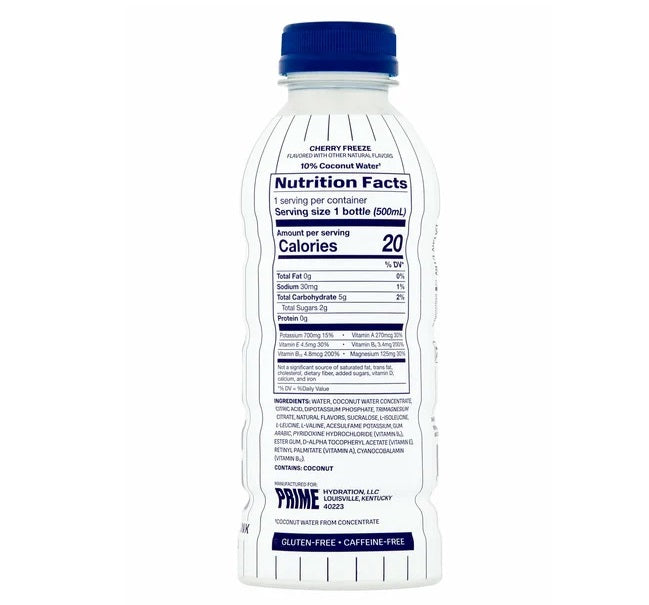 Prime Hydration Aaron Judge Cherry Freeze