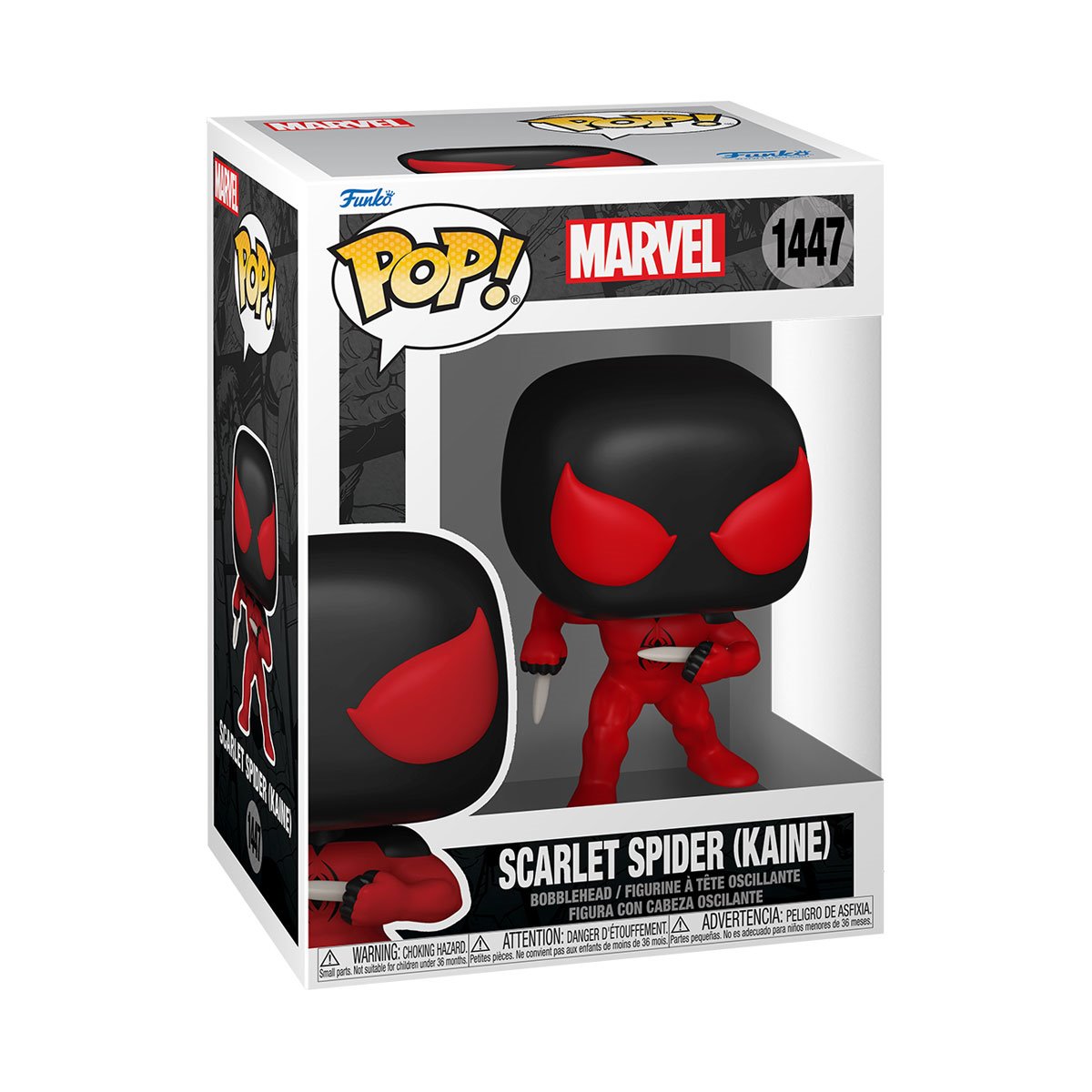 This Spider-Man Funko Pop! Vinyl Figure Case of 6 includes 6x individually packaged Pop! Vinyl Figures